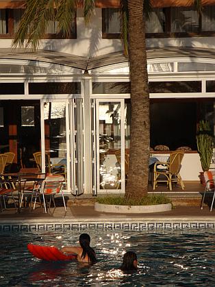 Palmera del hotel Abrat