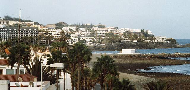 Cola del huracan Flacon sobre el Sur de isla Gran Canaria llorar la causa 