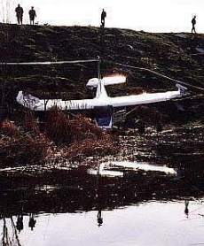Avioneta estrellada junto al arroyo Butarque
